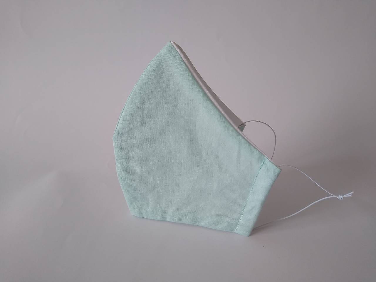 Rúško mint tvarované dvojvrstvové