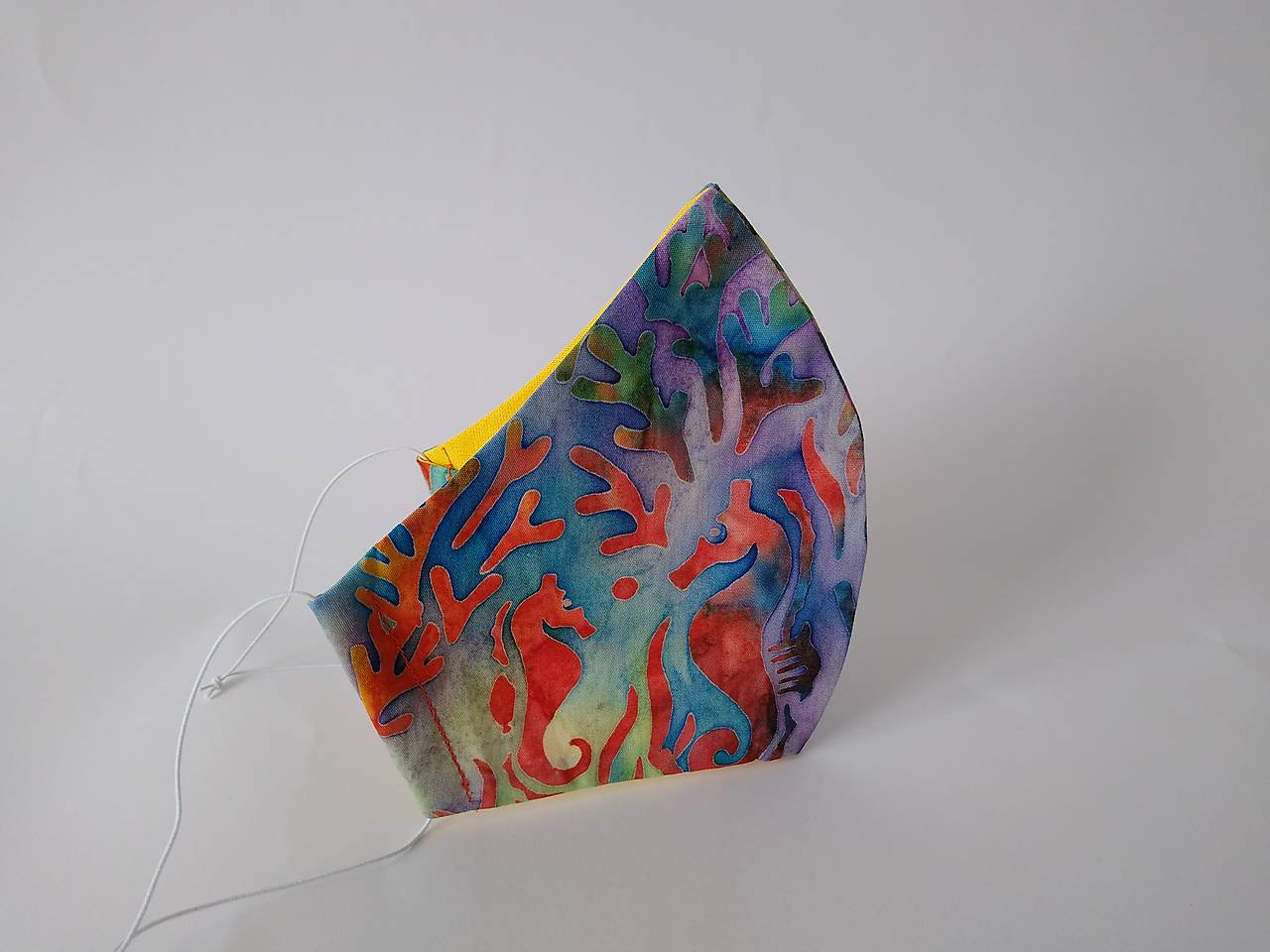 Dizajnové rúško koník RK tvarované dvojvrstvové