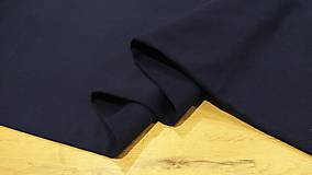 Textil - Flauš - cena za 10 centimetrov (Tmavá Modrá) - 12288949_