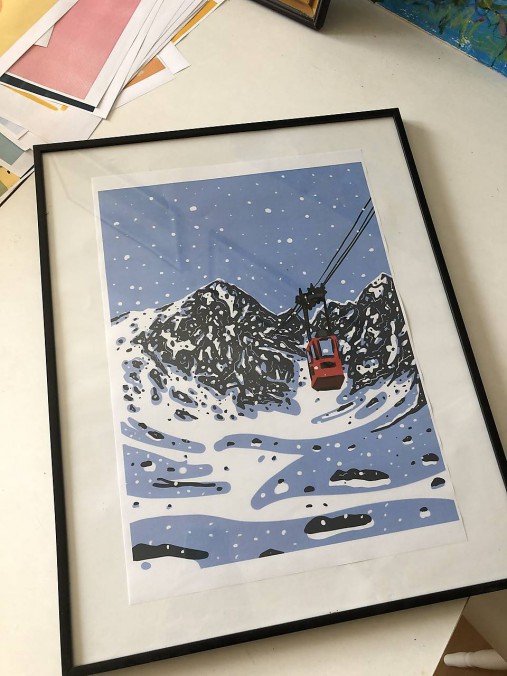 Grafika - Vysoke Tatry print II - 12289960_