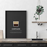 Grafika - CORTADO, minimalistický print čierny - 12295624_