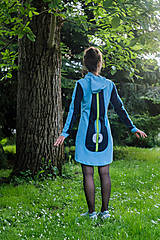 Šaty - Teplákové mini šaty Apex - 12298968_