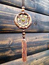 Iné šperky - Wood mandala čistenia aury - 12303863_
