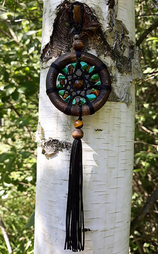 Dekorácie - WOOD mandala pokoja a ochrany - 12305383_