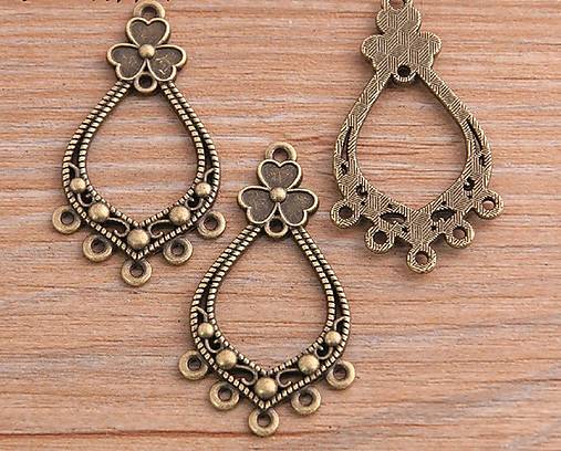 Komponenty - Ramienko  slza 23 x 41 mm, 1 ks - 12304013_