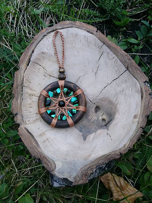 Dekorácie - Wood mandala tajomna.. - 12306841_