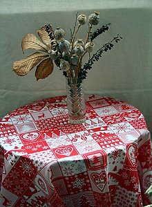 Úžitkový textil - Obrus. Adventný, vianočný, rozprávkový ako zimný sen. - 12310588_