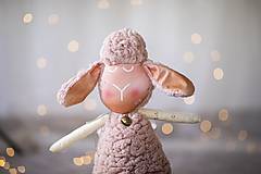 Hračky - Ružovomaslová ovka so smotanovými nožičkami (Ovka nohatá) - 12309544_