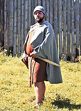 Iné oblečenie - Mužský odev z doby bronzovej, rekonštrukcia nálezu Trindhoj - 12309557_