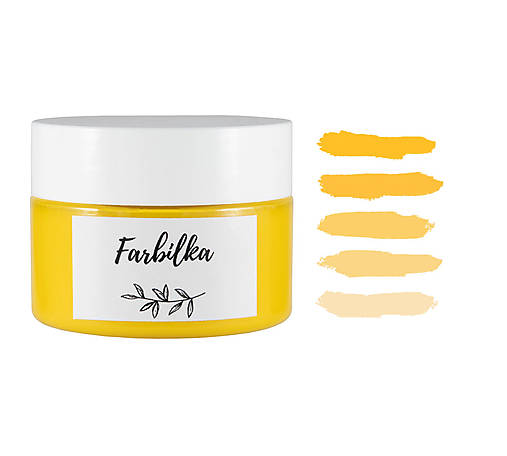 Farby-laky - Farbilka 100ml - oslnivožltá - 12309386_