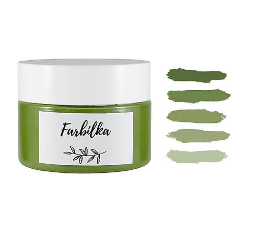 Farby-laky - Farbilka 100ml - trávičková zelená - 12309407_
