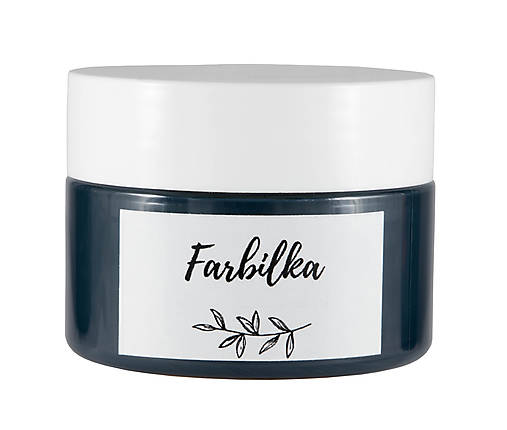 Farby-laky - Farbilka 200ml - havrania čierna - 12312729_