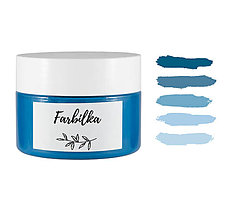 Farby-laky - Farbilka 200ml - nočná modrá - 12312706_