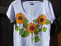 Topy, tričká, tielka - sun flowers slnečnice-tričko-naše leto - 12316212_