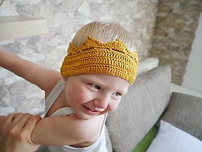 Detské čiapky - Korunka - 12321278_