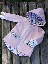 Detské oblečenie - Ružový softshellový kabátik - 12323605_