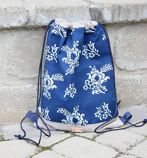 modrotlačový batoh Lesana 24