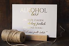 Papiernictvo - Alkohol bar -  Ozdobná kartička - 12332608_