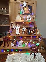 Dekorácie - Drevený vianočný stromček - 12332795_