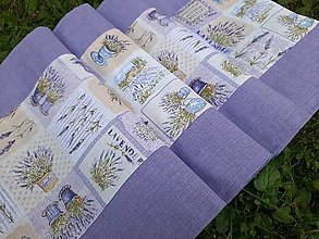 Úžitkový textil - Stredový obrus (Provence patchwork) - 12333990_