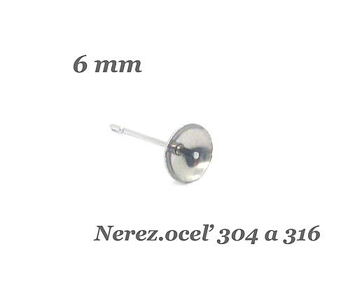 - Puzetový driek s lôžkom 6mm /M2140/ - nerez.oceľ 304 a 316 - 12335042_