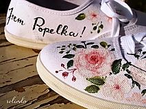 Ponožky, pančuchy, obuv - Kvetinové tenisky - 12335002_