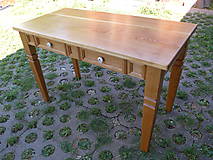 Nábytok - Štýlový písací stôl - čerešňa - 12336725_