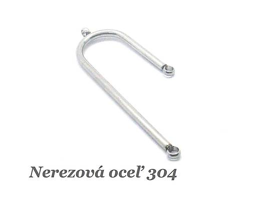 Komponenty - Medzikus - asymetrické ramienko /M7045/ - nerezová oceľ 304 - 12338755_