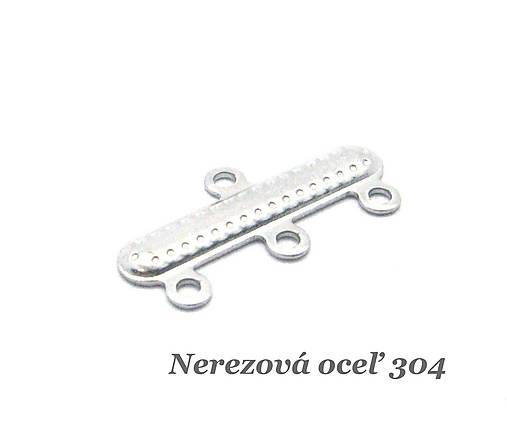 Komponenty - Medzikus - ramienko /M7046/ - nerezová oceľ 304 - 12338814_
