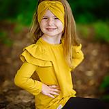 Detské oblečenie - Tričko mustard organic - 12338262_