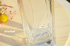 Nádoby - Carter Crystal - gravírovaná darčeková fľaša - 12339505_