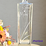 Nádoby - Carter Crystal - gravírovaná darčeková fľaša - 12339799_