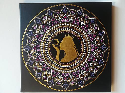 Obrazy - Znamenie panna - mandala - 12340299_