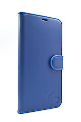 Na mobil - Kožené puzdro na Huawei, Samsung Galaxy, iPhone a iné - modré - 12341417_