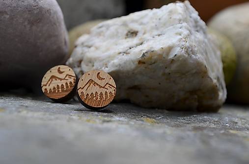 Náušnice - Dřevěnky - 1 milion stars hotel.... - 12348254_