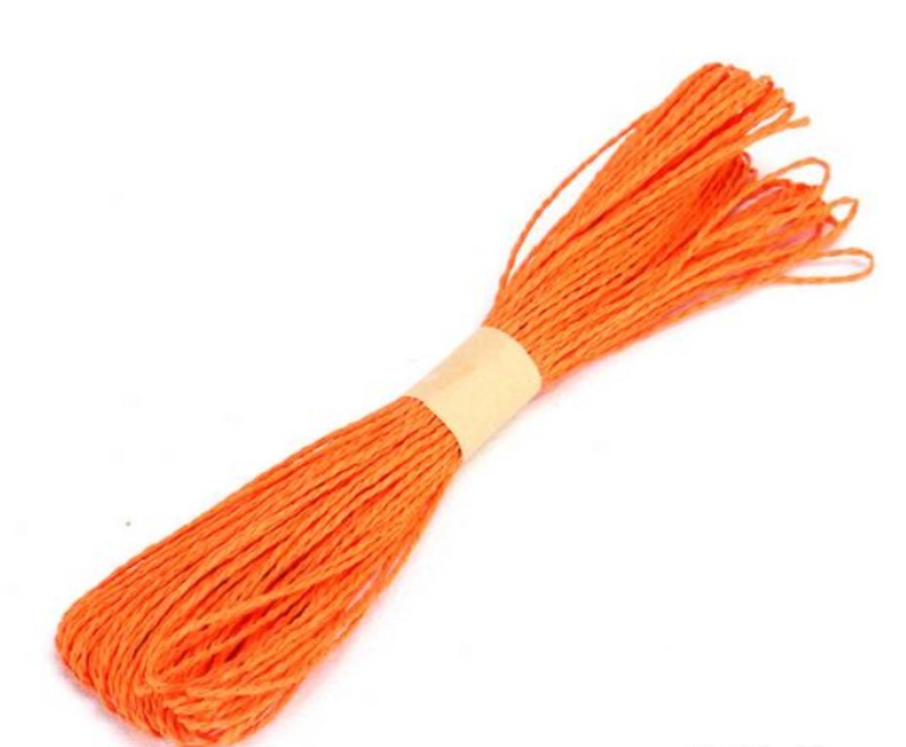SN102 Šnúrka papierová 2 mm  (Oranžová)