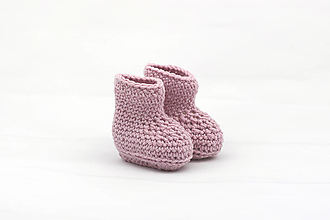 Detské topánky - Ružové papučky MERINO/BAVLNA - 12350805_