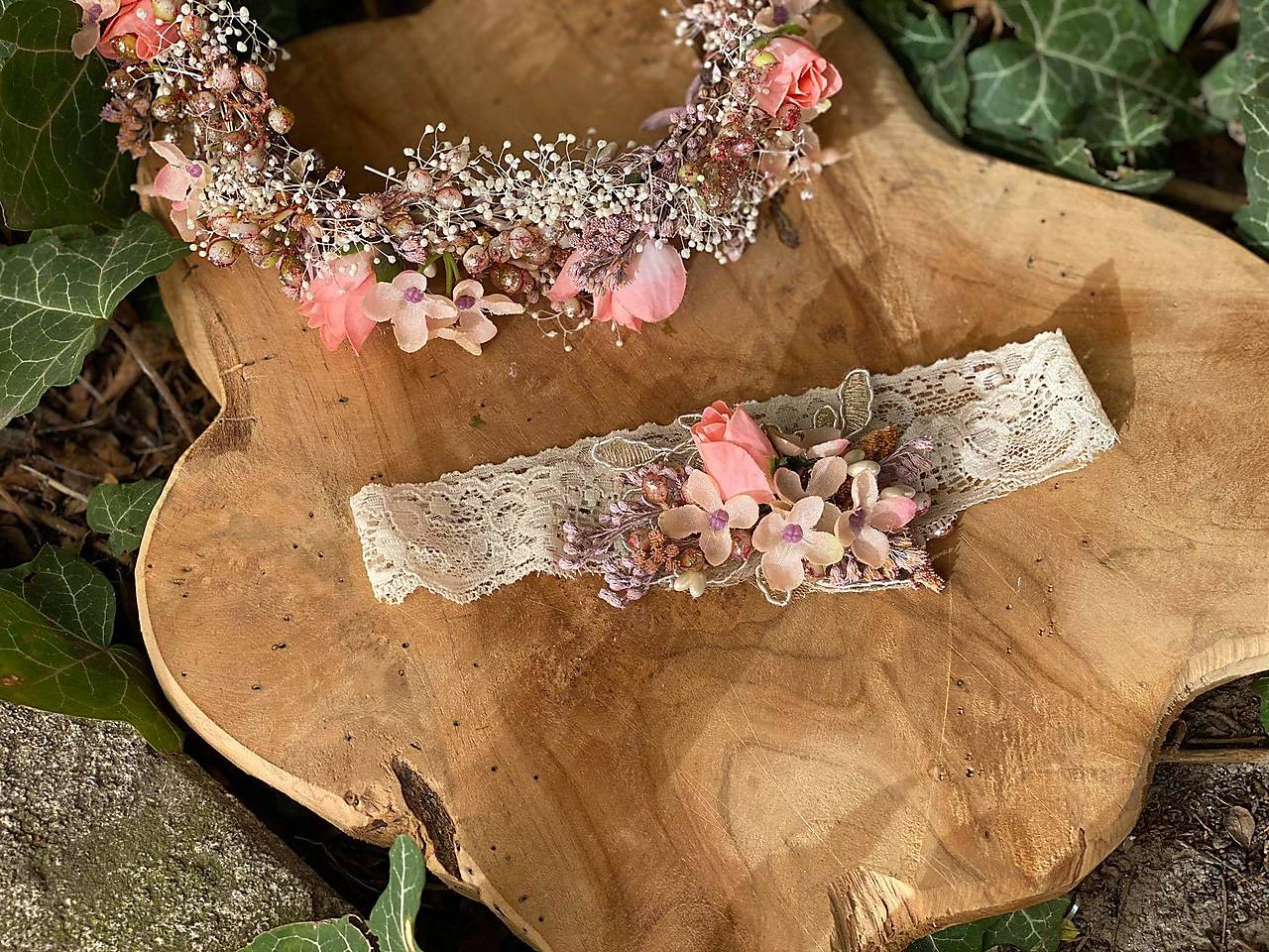 Podväzok pre nevestu "moje šťastie"