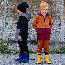 Detské oblečenie - Softshellové nohavice BLACK - 12353807_