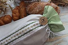 Úžitkový textil - Vrecko na chlieb - 12354431_