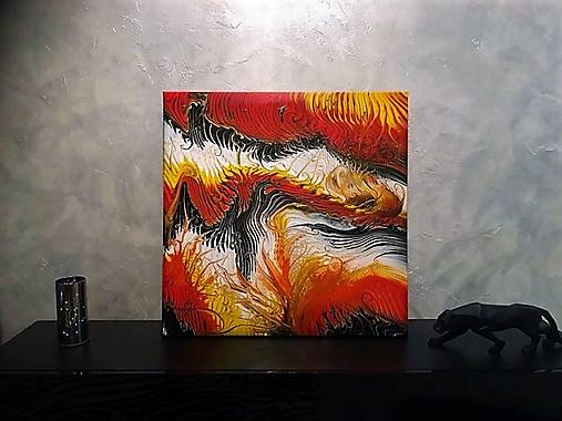 Inferno - 70 x 70 cm - akryl