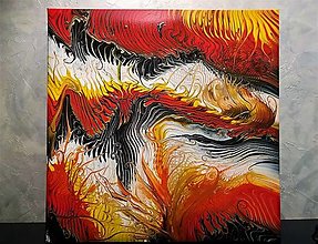 Obrazy - Inferno - 70 x 70 cm - akryl - 12355268_