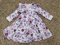 Detské oblečenie - Kvetinkové šaty - 12362516_