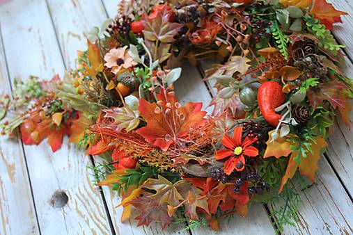Jesenný kvetinový veniec "DIANA"