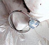 Prstene - prstienok ako pre mesačnú princeznú s opalitom - 12360059_
