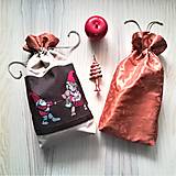 Darčekové vrecko - vianočné lux