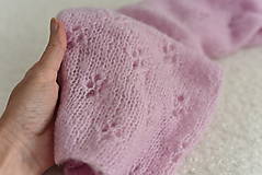 Detský textil - Newborn wrapy s ažúrovým vzorom - 12362997_