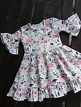 Detské oblečenie - Bohato riasene dievčenské šaty - 12371535_