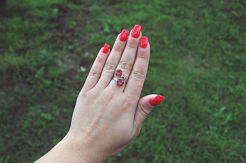 Duo Swarovski Element z rhodiovaného striebra
