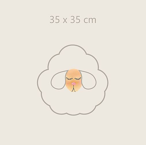 Detský textil - škoricOvka (35 x 35 cn) - 12380991_